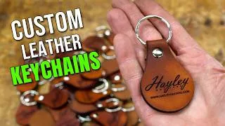Thumbnail: How to Make Custom Leather Keychains | Hayley Guitars