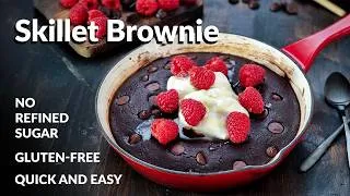 Thumbnail: Gluten-Free Skillet Brownie – Easy, Quick, No Refined Sugar