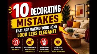 Thumbnail: 🏠 10 Interior Design Mistakes That Are Ruining Your Home Without You Even Realizing It