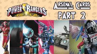 Thumbnail: Arsenal Cards Part 2! How to Use & Card Breakdowns – Power Rangers Heroes of the Grid