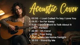 Thumbnail: 😍 Best Acoustic Love Songs 70s 80s 90s • Female Cover – Every Breath You Take, Goodbye, Heaven 🎸