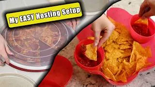 Thumbnail: My Go-To Easy Hosting Setup (Pizza Night + Snacks) | HSN Kitchen Finds