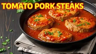 Thumbnail: SUPER Easy Pork Loin Recipe with Tomato Sauce (HOW to Cook Pork Loin in the Pan!)