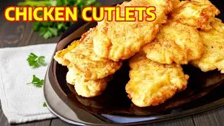Thumbnail: 💡 HOW to Make Chicken Cutlets WITHOUT Breadcrumbs ➡️ (EASY Pan-Fried Chicken Cutlets Recipe) 🐓