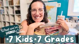 Thumbnail: I'm homeschooling SEVEN kids this year... here's what we are actually using!