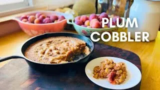 Thumbnail: Summer dessert recipe for PLUM COBBLER