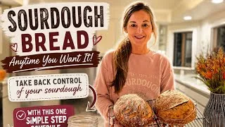 Thumbnail: This one simple step will give you full control of your sourdough schedule and add health benefits! 