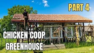 Thumbnail: Building a Chicken Coop & Greenhouse From Scratch | Part 4 (No Talking)