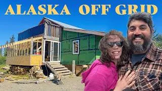 Thumbnail: Alaska Summer Life Off Grid | Building, Foraging, Canning, Baking,