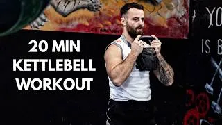 Thumbnail: 20 Min HIIT KETTLEBELL WORKOUT at Home | No Repeat