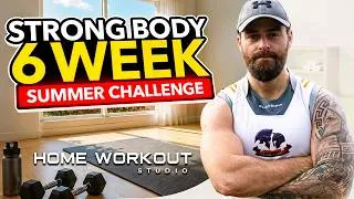 Thumbnail: 25 Min Full Body Dumbbell Workout at Home [Build Strength, Burn Fat]
