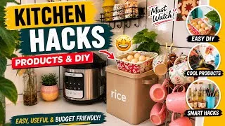 Thumbnail: Budget-Friendly Kitchen Upgrades | Smart Hacks, Useful Products & DIY #kitchenhacks #agaro 