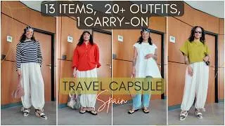 Thumbnail: 13 Items, 1 Carry-On Bag: My Travel Capsule for Spain