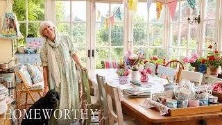 Thumbnail: A Storybook English Cottage Nestled in a Blooming Garden | House Tour