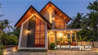 Thumbnail: A little paradise on 4 cent plot | Modern Tropical Dream Home Tour
