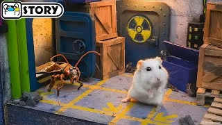 Thumbnail: Hamster Survival in the Nuclear Shelter Maze - Shorts 🐹 Homura Ham Pets