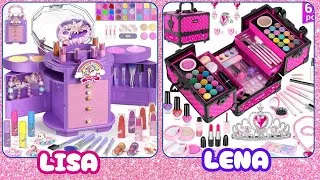 Thumbnail: Lisa Vs  Lena 💗💕 Best Make-up Kit Comparison  | Video No. 1