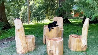 Thumbnail: DIY Hobbit Chairs (Approved by Panther)