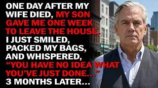 Thumbnail: 1 Day After My Wife Died, My Son Gave Me 7 Days to Leave—He Had No Idea What Mom Left Behind