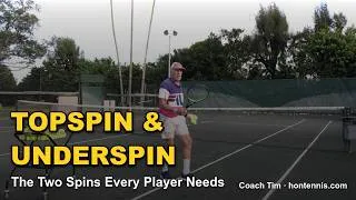 Thumbnail: Topspin & Underspin: The Two Spins Every Tennis Player Needs | Coach Tim