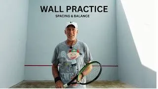 Thumbnail: Practice Tennis Against a Wall — Proper Spacing & Balance | Coach Tim