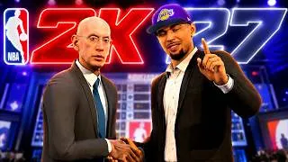 Thumbnail: NBA 2K27 MyCAREER - NBA DRAFT! A QUADRUPLE-DOUBLE IN MY NBA DEBUT!?