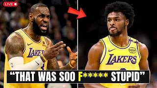Thumbnail: LeBron James WARNED Bronny James about TERRIBLE DECISIONS the Night Before He Was CUT!