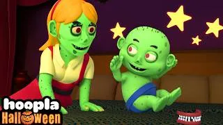 Thumbnail: Funny Zombies Jumping on the Bed | Funny Halloween Songs | Hoopla Halloween