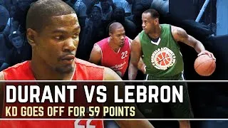 Thumbnail: LeBron James VS Kevin Durant EPIC Battle! KD Goes OFF For 59 Points FULL HIGHLIGHTS