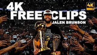 Thumbnail: 🏀JALEN BRUNSON 4K - FREE CLIPS FOR EDITS 🔥 | NBA Finals 2026 Highlights, Clutch Plays & Skills 4K