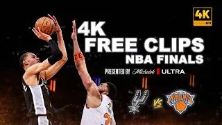Thumbnail: Spurs vs Knicks Rare 4K - FREE CLIPS FOR EDITS🏀 | 2026 NBA Finals Games 4k