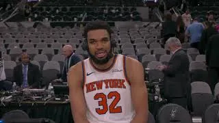 Thumbnail: YOU WERE FABULOUS TONIGHT - Charles Barkley to Karl Anthony Towns I NBA on TNT