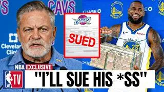 Thumbnail: Cavaliers Owner EXPLODES as LeBron James Signs New Contract With Warriors!