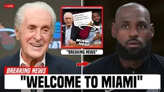 Thumbnail: Did the Miami Heat just LEAK LeBron James signing with them?