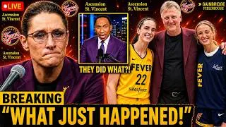 Thumbnail: BREAKING 😱 Larry Bird, Caitlin Clark & Sophie Cunningham Just Made a HUGE Move! WNBA STUNNED! 🔥🏀