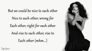 Thumbnail: Olivia Dean - Nice To Each Other (Lyrics)