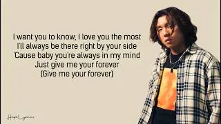 Thumbnail: Zack Tabudlo - Give Me Your Forever (Lyrics) 🎵