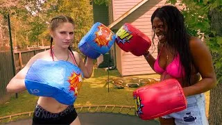 Thumbnail: We tried boxing!!!
