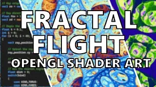 Thumbnail: Fractal Flight - C++/ OpenGL Shader Art