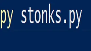 Thumbnail: py stonks.py