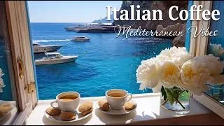 Thumbnail: Morning Coffee in Italy ☕ Italian Vibes & Scenic Amalfi Coast Relaxation 4K