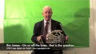 Thumbnail: Prof. Dr. Ifor James on whether to play with the bell on or off the knee