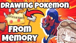 Thumbnail: Vtuber Draws Pokemon From Memory!