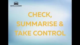 Thumbnail: Summarise & Check Availability | Hotel Academy Front Office Training