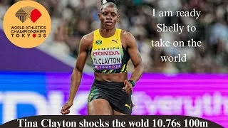 Thumbnail: 🌍 Tina Clayton STUNS the World! ⚡ Becomes 2nd Fastest Woman EVER Over 200m 😱🔥