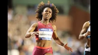 Thumbnail: 🔥 SHELLY-ANN IS BACK! 👑 The Sprint Queen Joins the 100m Line-Up at Brussels Diamond League! 💨💥