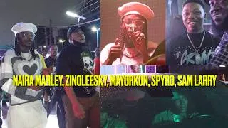 Thumbnail: Naira Marley Shut Down The Club With Zinoleesky! Mayorkun Performs B4 B4 Ft Davido & Fola, Sam Larry