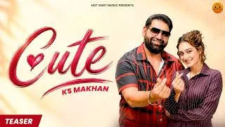 Thumbnail: Cute (Official Teaser) KS Makhan | New Punjabi Song 2026 | Romantic Punjabi Teaser | Hot Shot Music