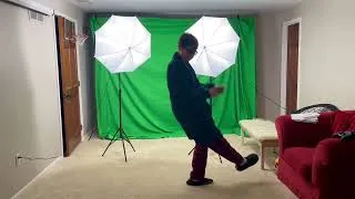 Thumbnail: That one clip of me dancing, but the full clip at normal speed with the music I was dancing to