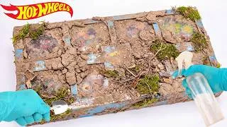 Thumbnail: ASMR Hot Wheels Trapped in Dried Mud and Cleaned Them | Satisfying Hotwheels Car Cleaning